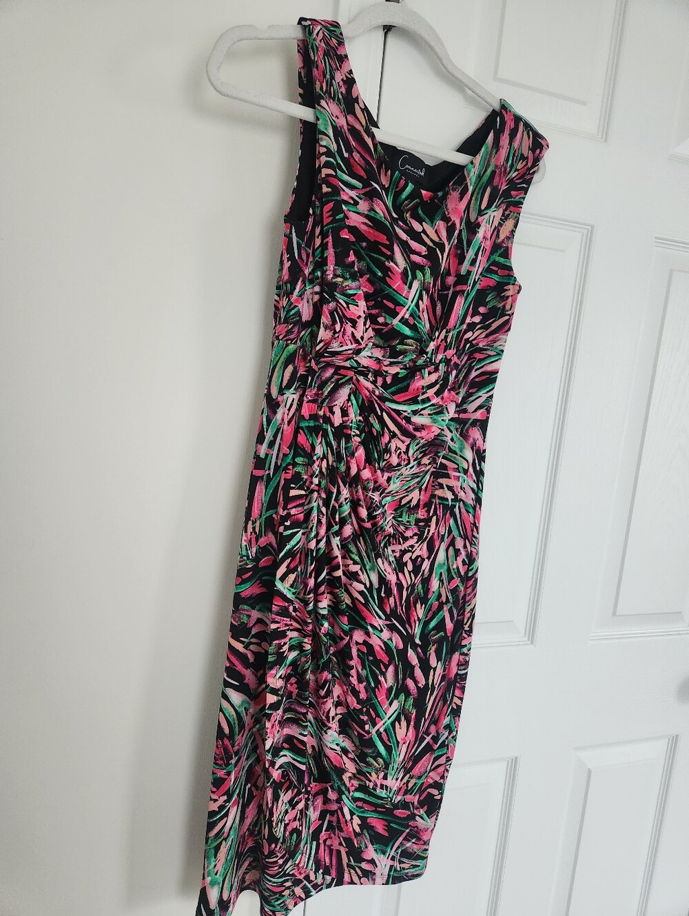 Women's Connected Apparel Sleeveless Floral Sheath Dress..sz 6